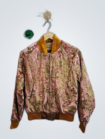 Goodbye Folk Floral Bomber Jacket