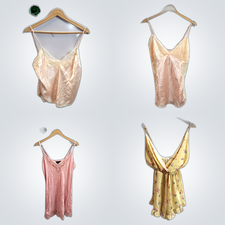 Y2K Silk Camisoles Bundle