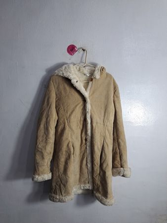 Tan Fur-Lined Coat