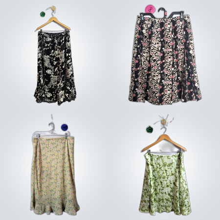 Y2K Floral Skirts Bundle
