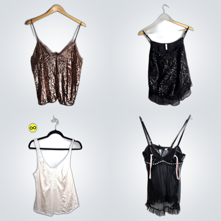 Y2K Camisoles Lace Bundle