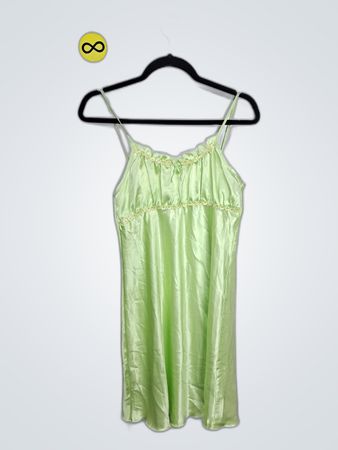 Green Satin Nightgown