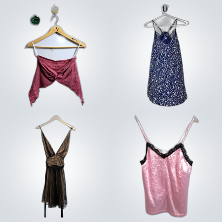 Y2K Satin Camisoles Bundle