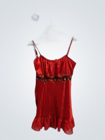 Red Silk Camisole