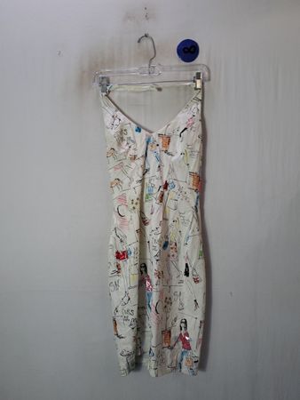 Dress with Cartoon Print