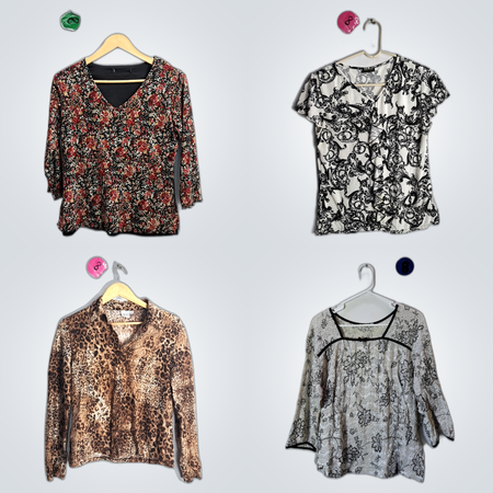 Y2K Blouses Pattern Mix