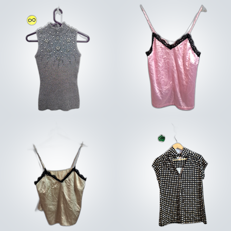 Y2K Satin Camisoles Bundle