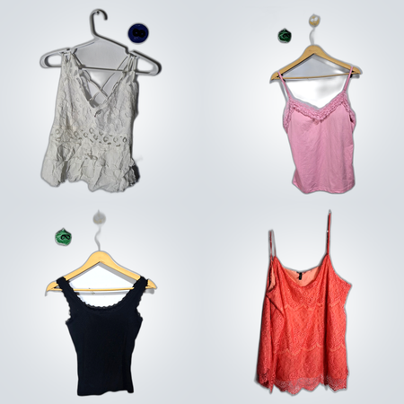 Lace Trim Camisoles Bundle