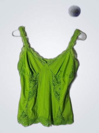 Green Lace Top
