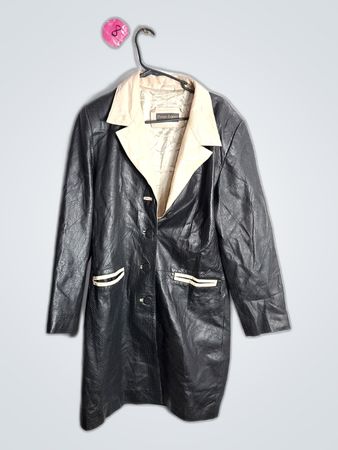 Black Leather Coat