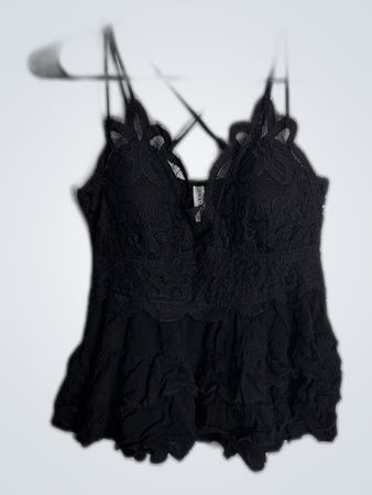 Black Lace Top