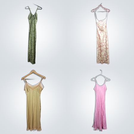 Y2K fairy core slik dresses