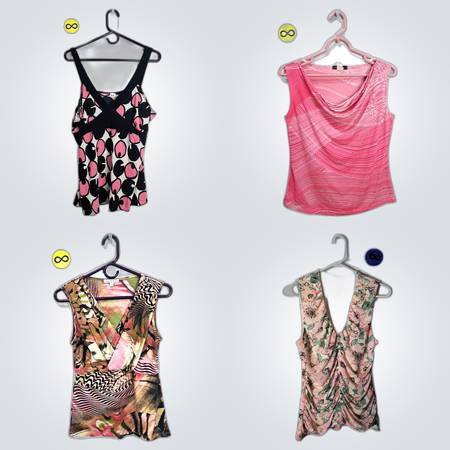 Y2K hotselling mesh top's