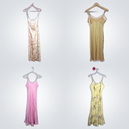 Y2K fairy core slik dresses