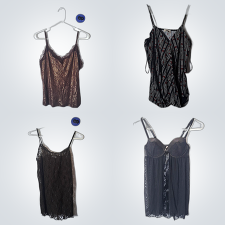 Y2K thin straps cami tops