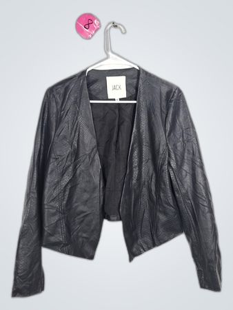 Zara Black Leather Jacket