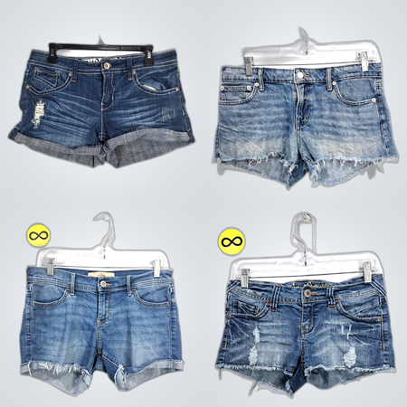 Y2k unique fade sexy shorts