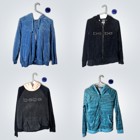 jaquetas moletom Y2K mistura marcas