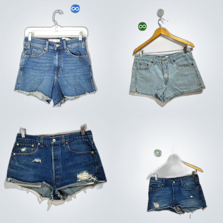 Levi's Denim Shorts Bundle