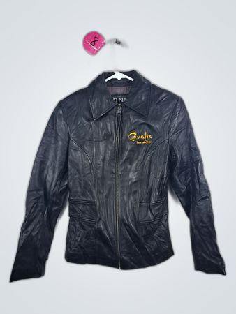 DKNY Black Leather Jacket