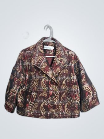 Dizzy Lizzy Paisley Embroidered Blazer