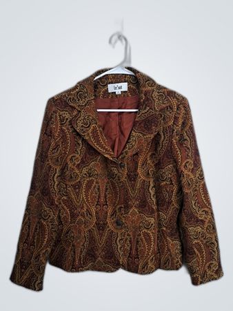 Le Suit Paisley Blazer