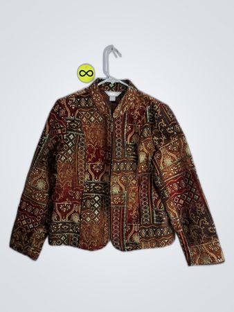 Christopher & Banks Patterned Blazer Jacket