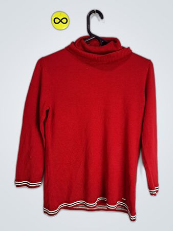 Unbranded Red Turtleneck Sweater