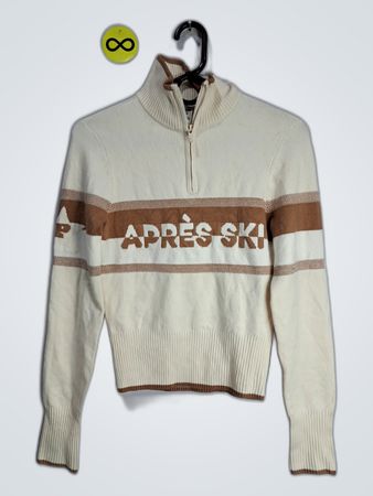 Sweater with APRES SKI Text