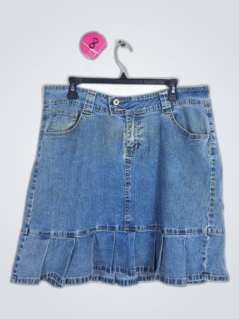 Denim Mini Skirt
