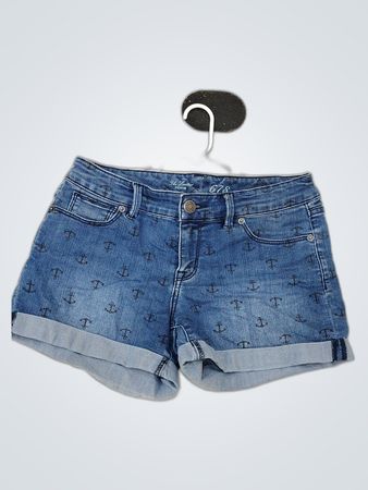 The Limited Denim Anchor Print Shorts