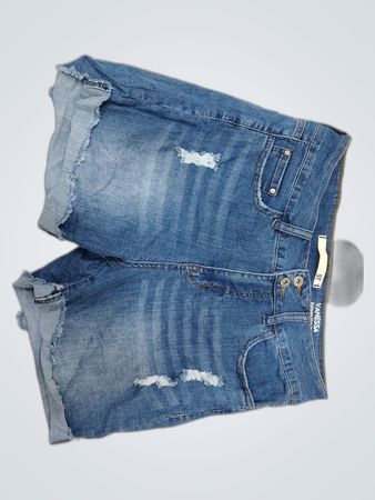 Vanessa Distressed Denim Shorts