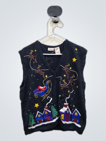 Fila Christmas Knit Vest