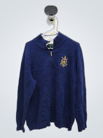 Ralph Lauren Quarter Zip Knit Sweater