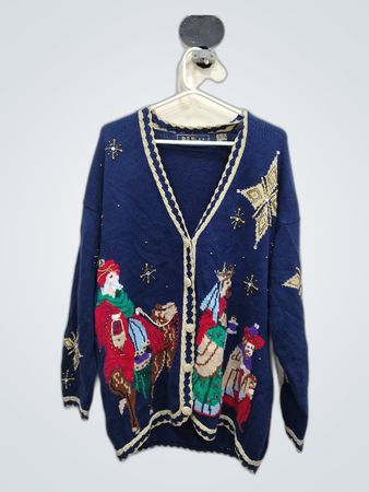 Belle Point Festive Knit Cardigan