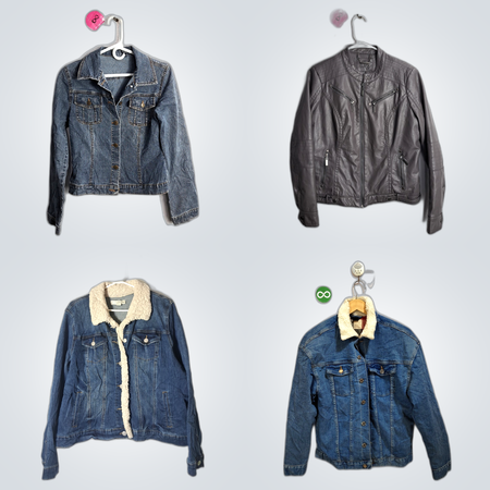 Leather Denim Jackets Bundle