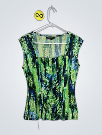 Style & Co. Printed Sleeveless Blouse