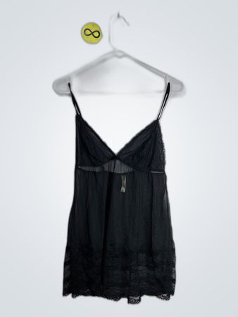 Black Lace Camisole Top