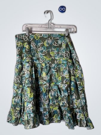 Christopher & Banks Printed Mini Skirt