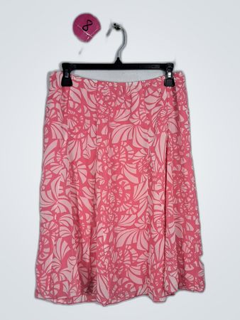 Pink Floral Skirt