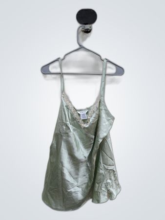 George Lace Trim Satin Camisole