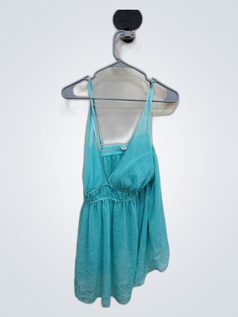 Teal Spaghetti Strap Dress