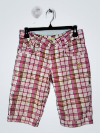 South Pole Plaid Cotton Shorts