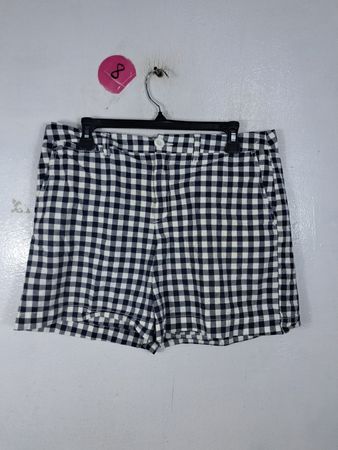 Black and White Gingham Plaid Shorts