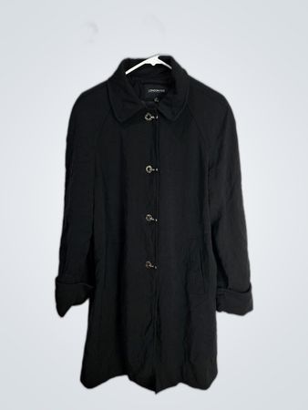 London Fog Black Trench Coat