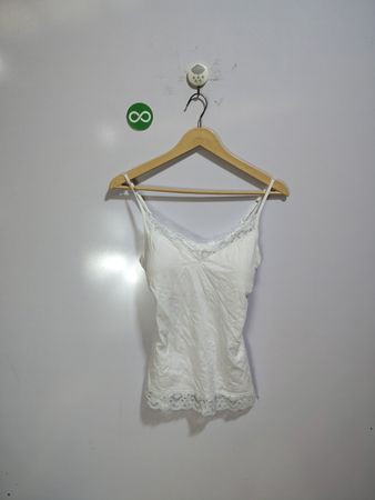 No Boundaries Lace Trim Camisole Top