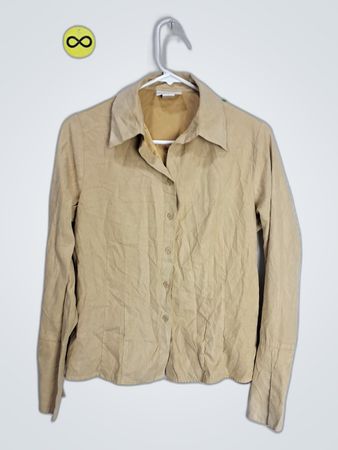 Worthington Khaki Button-Up Shirt