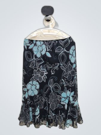 East 5th Floral Print Mini Skirt