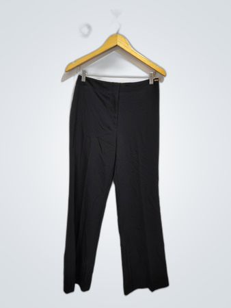 DKNY Black Wide-Leg Formal Pants