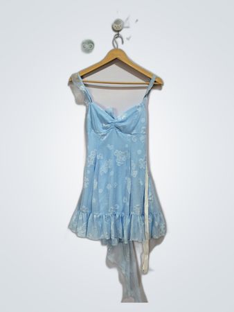 Light Blue Floral Dress